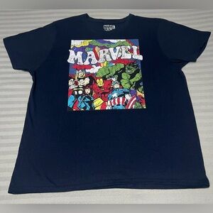 Marvel Comics The Avengers THOR HULK IRON MAN CAPTAIN AMERICA T-Shirt  Size XL